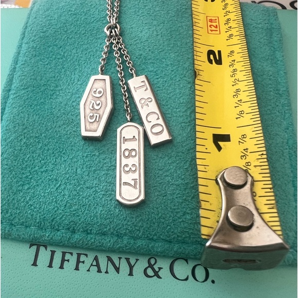 Tiffany & Co. RARE Necklace 18” GIFTABLE Sterling Silver,Pouch, BOX & BAG - Picture 3 of 17